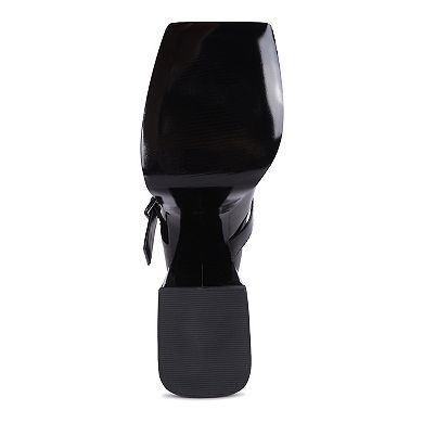 Rag & Co Pablo Women's High Platform Mary Jane Shoes