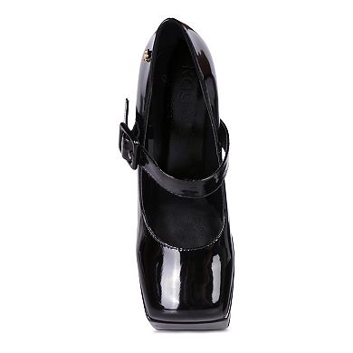 Rag & Co Pablo Women's High Platform Mary Jane Shoes