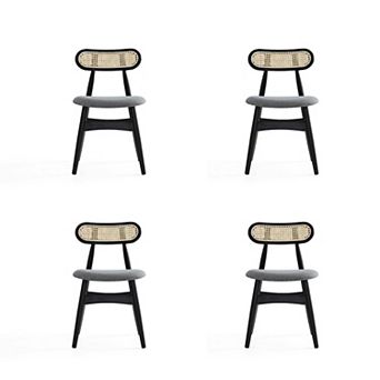 MANHATTAN COMFORT Colbert Dining Chair 4 pc Set