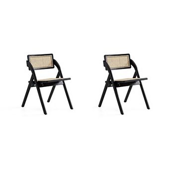 MANHATTAN COMFORT Lambinet Folding Dining Chair 2 pc Set