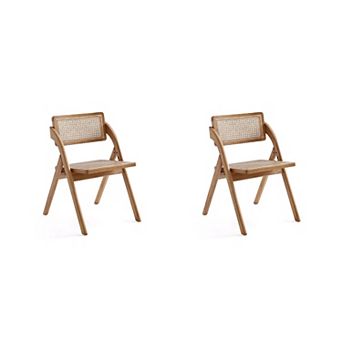 MANHATTAN COMFORT Lambinet Folding Dining Chair 2 pc Set