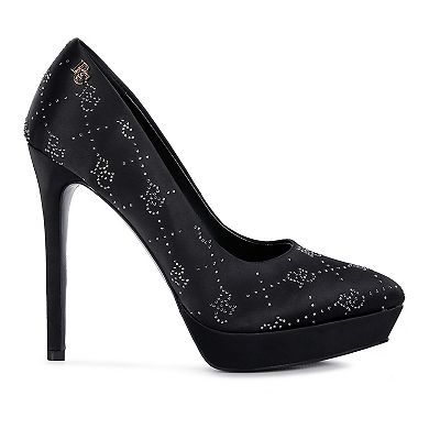 Rag & Co Ballard Women's Satin Stiletto Pumps