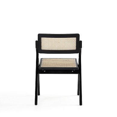 MANHATTAN COMFORT Lambinet Folding Dining Chair 4-piece Set