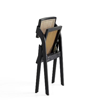 MANHATTAN COMFORT Lambinet Folding Dining Chair 4-piece Set