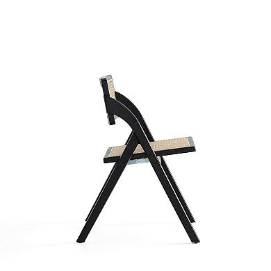 MANHATTAN COMFORT Lambinet Folding Dining Chair 4-piece Set