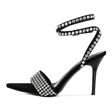 Rag & Co Zurin Women's Embellished High Heel Sandals