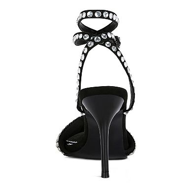 Rag & Co Zurin Women's Embellished High Heel Sandals