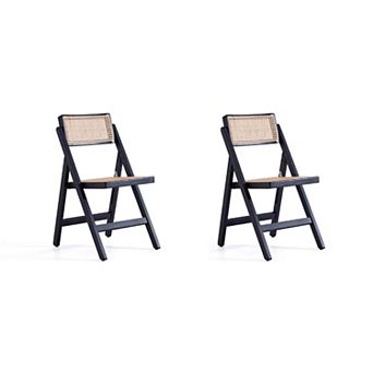 MANHATTAN COMFORT Pullman Folding Dining Chair 2 pc Set