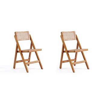 MANHATTAN COMFORT Pullman Folding Dining Chair 2 pc Set