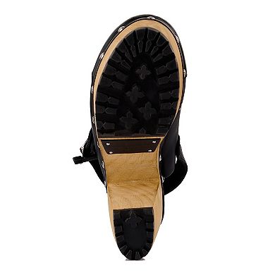 Rag & Co Alona Women's Slingback Platform Clogs