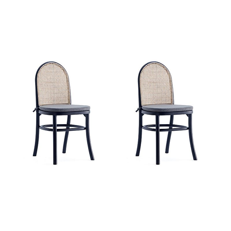 MANHATTAN COMFORT Paragon Dining Chair 2-piece Set, Multicolor