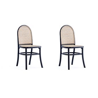 MANHATTAN COMFORT Paragon Rounded Dining Chair 2 pc Set