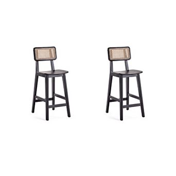 MANHATTAN COMFORT Versailles Counter Stool 2 pc Set