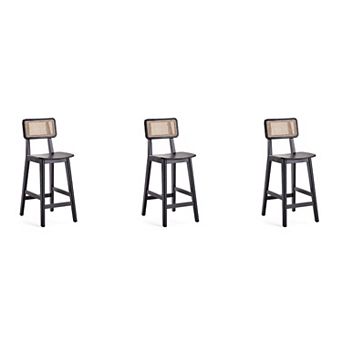 MANHATTAN COMFORT Versailles Counter Stool 3 pc Set