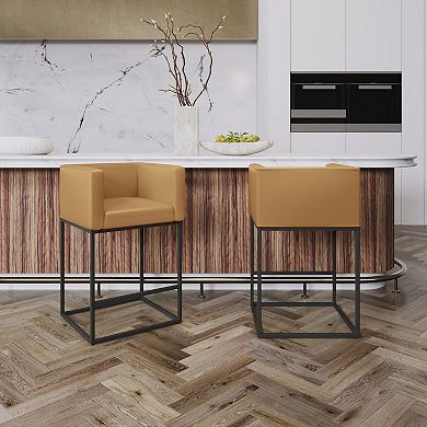 MANHATTAN COMFORT Embassy Geometric Counter Stool