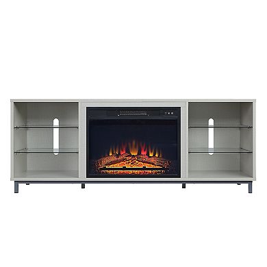 MANHATTAN COMFORT Brighton Electric Fireplace TV Stand