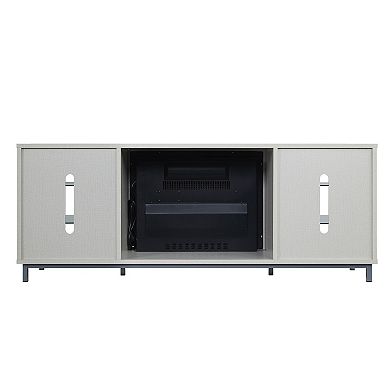 MANHATTAN COMFORT Brighton Electric Fireplace TV Stand