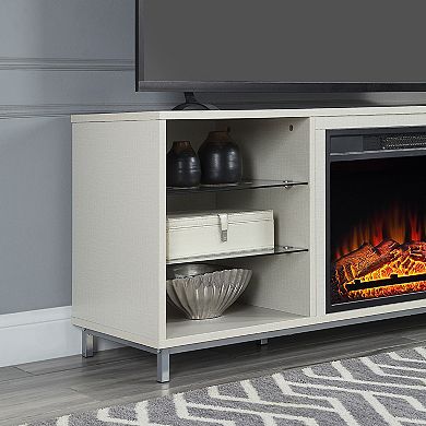 MANHATTAN COMFORT Brighton Electric Fireplace TV Stand