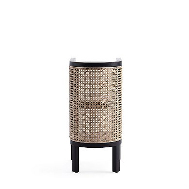 MANHATTAN COMFORT Versailles Rounded End Table 2-piece Set