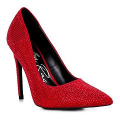 Red heels kohls hot sale