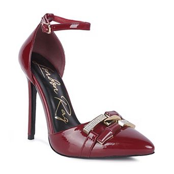 London Rag Mocktail Women's Embellished Stiletto Heels