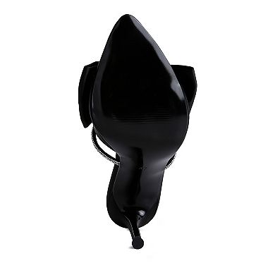 London Rag Jewel Women's Satin High Heel Sandals