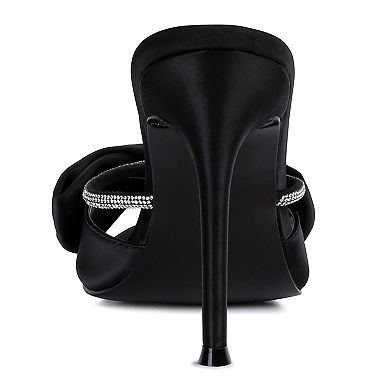 London Rag Jewel Women's Satin High Heel Sandals