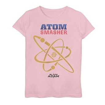 Girls 7-16 Black Adam Atom Smasher Symbol Tee