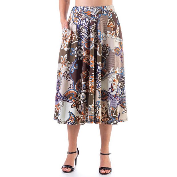 Pleated midi hotsell skirt kohls