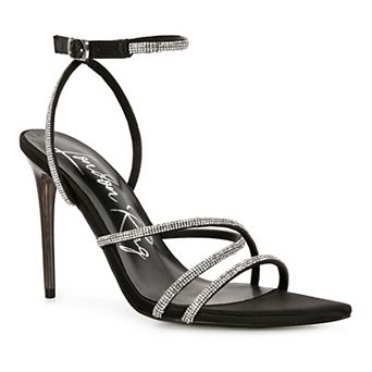 London Rag Dare Me Women's Embellished Stiletto Sandals