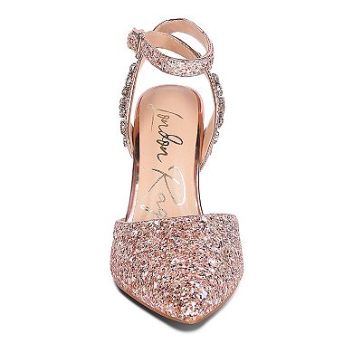 London Rag Cloriss Women's Glitter Stiletto High Heels