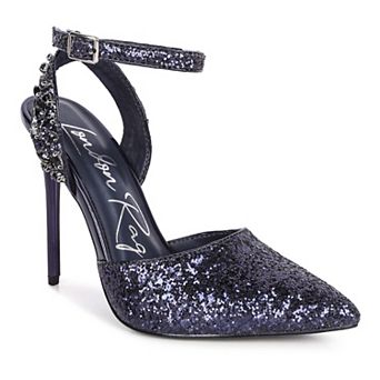 London Rag Cloriss Women's Glitter Stiletto High Heels
