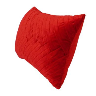 Lush Decor Velvet Pleat Decorative Pillow