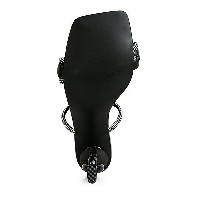 London Rag Big Plan Women's Embellished Dress Sandals