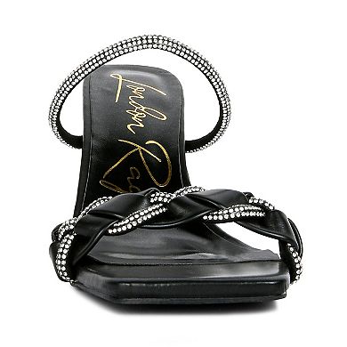 London Rag Big Plan Women's Embellished Dress Sandals