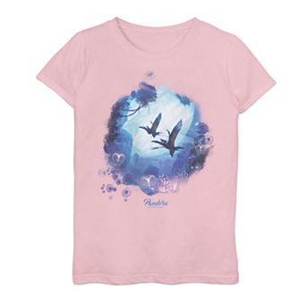Girls 7-16 Avatar 2 Jake & Neytiri Banshee Flying Tee