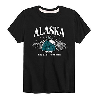Boys 8-20 Peanuts Alaska Last Frontier Tee