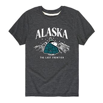 Boys 8-20 Peanuts Alaska Last Frontier Tee