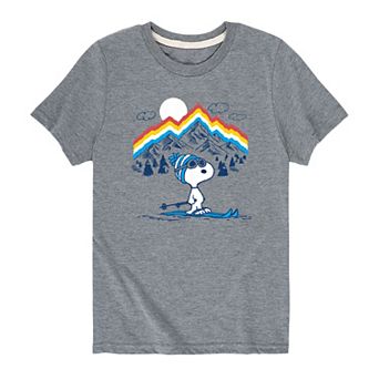 Boys 8-20 Peanuts Snoopy Retro Mountains Tee