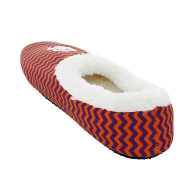 Clemson Tigers Women's Chevron Slippers