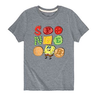 Boys 8-20 Nickelodeon SpongeBob SquarePants Patty Ingredients Graphic Tee