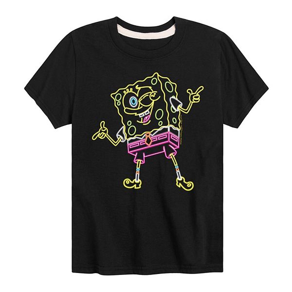 Boys 8-20 SpongeBob Neon Tee