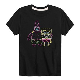 Boys 8-20 SpongeBob Patrick Neon Tee