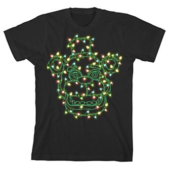 Boys 8-20 Five Nights at Freddy's Christmas Lights Graphic Tee