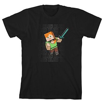 Boys 8-20 Minecraft Alex Graphic Tee