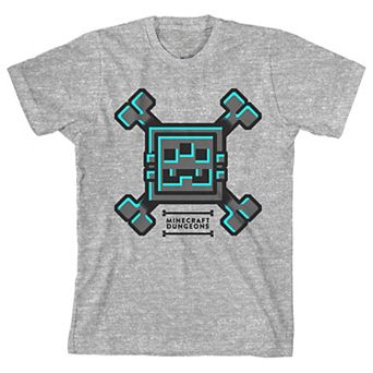 Boys 8-20 Minecraft Dungeons Bone Icon Graphic Tee
