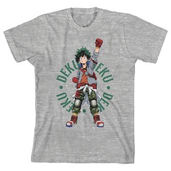Boys 8-20 My Hero Academia Deku Celebrating Graphic Tee