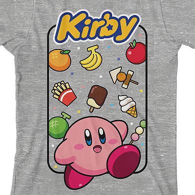 Boys 8-20 Kirby With Food Graphic Tee