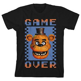 Boys 8-20 Five Nights At Freddys Game Over Graphic Tee