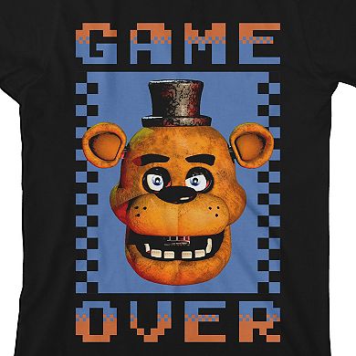 Boys 8-20 Five Nights At Freddys Game Over Graphic Tee